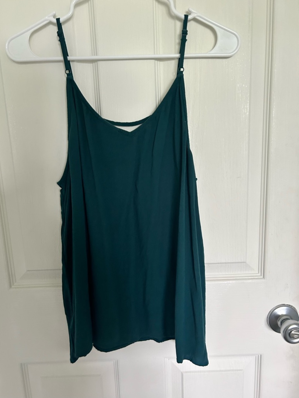 SO Teal Green V-Neck Spaghetti Strap Camisole - Picture 4 of 5